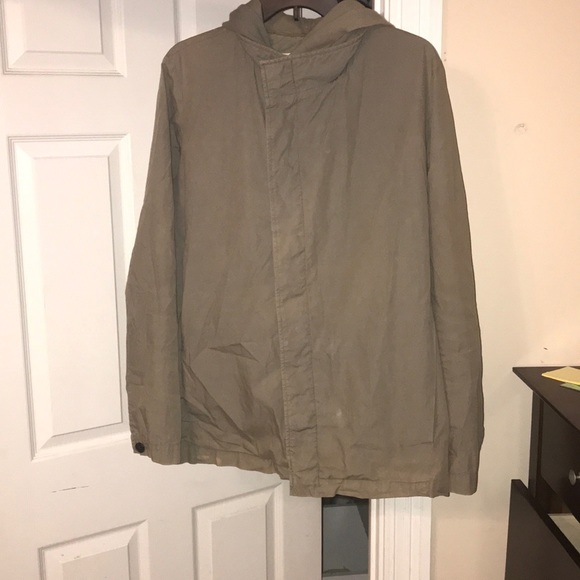 Stephan Schneider Army Green Light Hooded Coat - Picture 1 of 6